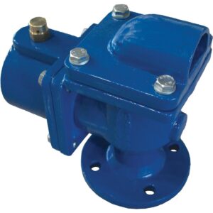Air relief valve double chamber triple function