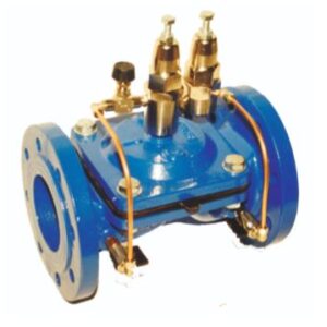 Pressure reducing and pressure sustaining valve